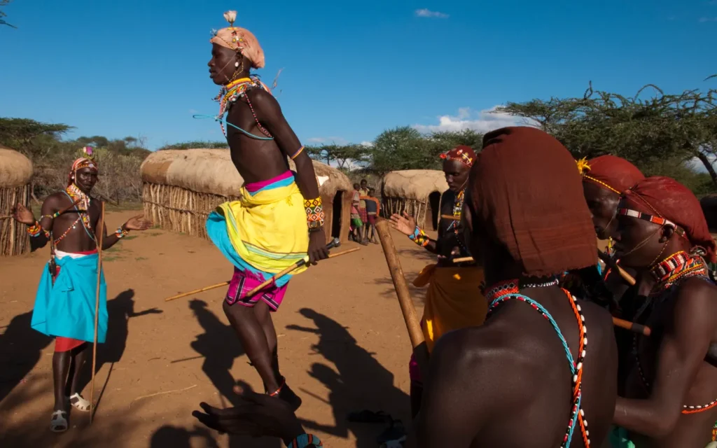 Cultural and Wildlife Expedition - A traditional Maasai Dance- African Adventure Specialists - Best Destination Management Company in Kenya